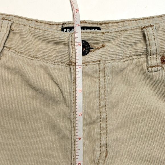 Polo Jeans Co. Ralph Lauren Womens Size 10 X 32 Beige Tan Corduroy Pants - Picture 8 of 15